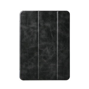 �G���R�� 11�C���`iPad Air(M3/M2) �t���b�v�P�[�X ���^�y�� �w�ʃN���A 2�A���O�� �u���b�N TB-A25MWVBK(����s��)�y���������z