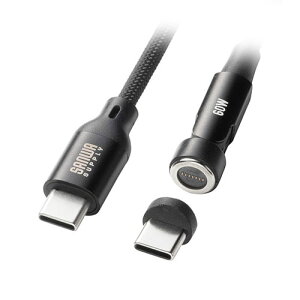 TTvC USB2.0 Type-CP[u }OlbgRlN^ 540x] PD60W 1m ubN KU-CCP60MG10BK(s)yz