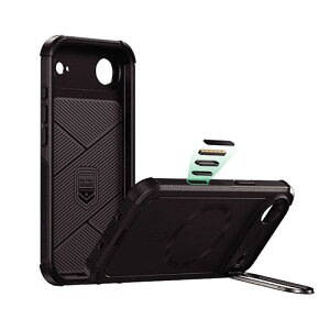 ESR Cyber Armor X^htϏՌP[X for iPhone 17 Air ubN ES27901i17A(s)yz