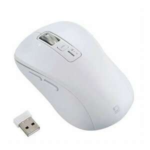 Digio �����z�C�[���}�E�X Bluetooth�EUSB�����f���A���É��{�^��BlueLED�}�E�X M�T�C�Y �z���C�g MUS-DKF242W(����s��)�y���������z