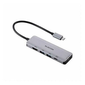 �G���R�� USB Type-C(TM)5in1�h�b�L���O�X�e�[�V���� (20W �o�͑Ή�) DST-051BPSV(����s��)�y���������z