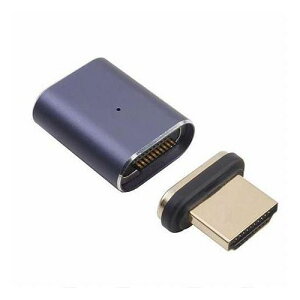 HORIC HDMI�}�O�l�b�g�ϊ��A�_�v�^ �X�g���[�g�^ �s�^�b�ƕt����ăp�b�ƊO����}�O�l�b�g�� �O���[ HAM-089D(����s��)
