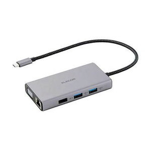 �G���R�� USB Type-C TM Dual Display�Ή� 10in1�h�b�L���O�X�e�[�V���� DST-101BPSV(����s��)�y���������z