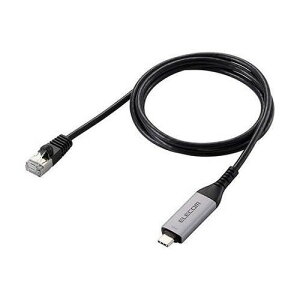 �G���R�� USB Type-C TM LAN�ϊ��P�[�u�� 1Gbps 1m LD-CL1G10BK(����s��)�y���������z