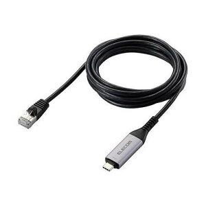 �G���R�� USB Type-C TM LAN�ϊ��P�[�u�� 1Gbps 2m LD-CL1G20BK(����s��)�y���������z