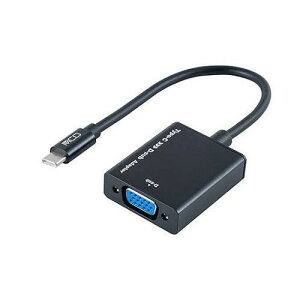 MCO Type-C-D-Sub15�s���ϊ��A�_�v�^ USB Type-C��D-sub�ɕϊ����f�����o�� �u���b�N USA-CDS3BK(����s��)