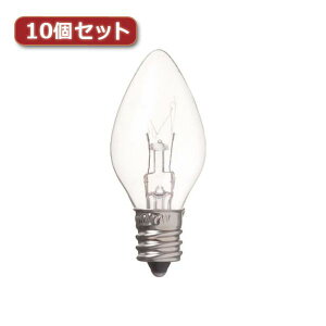 YAZAWA ���[�\�N�� C7 E12 7W �N���A10�Z�b�g C71207CX10