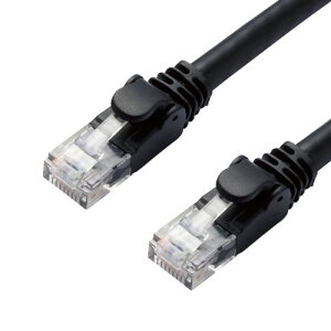 �G���R�� LAN�P�[�u�� CAT6A �X�^���_�[�h 10m �u���b�N LD-GPA BK10 LD-GPA BK10 �p�\�R��(����s��)