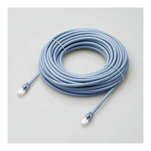 elecom GR LANP[u/CAT6AΉ/EU RoHSwߏ/ܐ܂h~/ȈՃpbP[Wdl/15m//u[ LD-GPAT/BU15/RS(s)yz