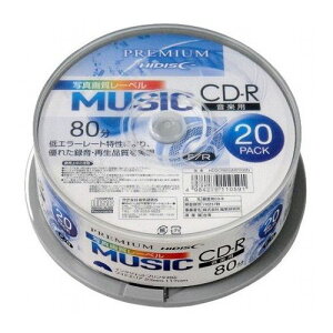 10Zbg PREMIUM HIDISC CD-R yp 80 uʐ^掿[xv ChGA zCgv^u XshP[X 20 HDSCR80GMP20SNX10(s)yz