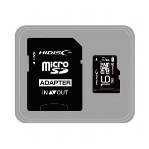 HIDISC microSDHCJ[h 16GB CLASS10 UHS-1Ή ] Read70 SDϊA_v^t HDMCSDH16GCL10UIJP3(s)y[֔zzyz