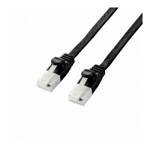 5�Z�b�g�G���R�� LAN�P�[�u��/CAT6A����/�ܐ܂�h�~/�t���b�g/5.0m/�u���b�N LD-GFAT/BK50X5(����s��)�y���������z