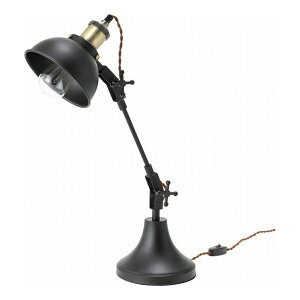 デスクライト 幅20-50×奥行16×高さ26-59 コード長1.5m スチール アルミ 電球付 LHB-90(代引不可)【送料無料】