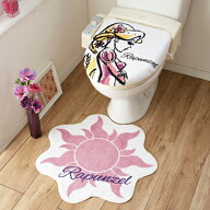 トイレ 蓋カバー トイレマット セット ラプンツェル マット トイレカバー キャラクター Disney ディズニ…