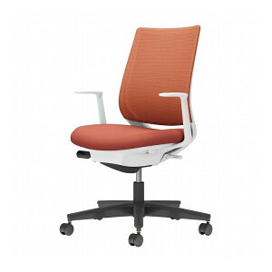 【メーカー直送】 コクヨ オフィスチェア 椅子 イス チェア ミトラ2 L型肘 ホワイトグレー ソフトテラコッタ(代引不可)【送料無料】