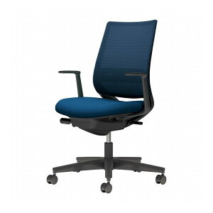 【メーカー直送】 コクヨ オフィスチェア 椅子 イス チェア ミトラ2 L型肘 ランバー付 ブラック プルシアンブルー C04-B192MU-BKT6T62 (代引不可)【送料無料】
