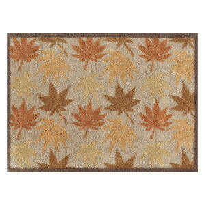 ���փ}�b�g Turtle Mat RHS Maple Leaf 60×85cm ����~�߃��o�[�� ���� ������� �}�b�g �R�b�g�� �u���e�B�b�V��(����s��)�y���������z
