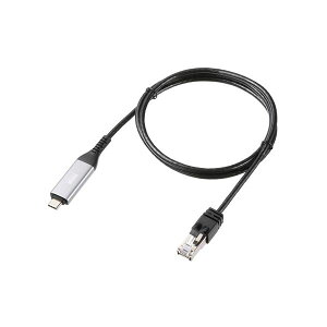 TTvC USB Type-C LANϊP[u GigabitΉ 1m ubN KB-SL6CLAN01BK