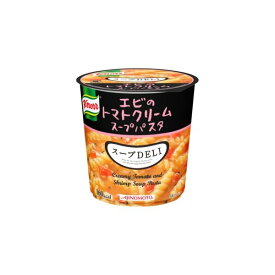 【まとめ買い】味の素 クノール スープDELI エビのトマトクリームパスタ 41.2g×24カップ（6カップ×4ケース） (代引不可)