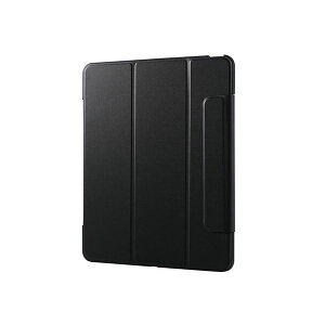 �G���R�� 13�C���`iPad Air(M3/M2) �t���b�v�P�[�X ���^�y�� �J���[�G�b�W �w�ʃN���A �u���b�N TB-A25XWVFCBK