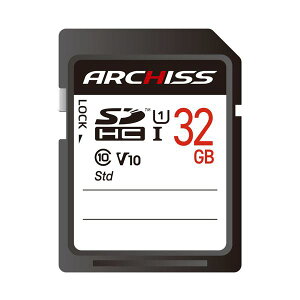 �i�܂Ƃ߁j �A�[�L�XSDHC�J�[�h UHS-1 CLASS10 ���p�b�P�[�W 32GB AS-032GSD-SU1 1�� �y×2�Z�b�g�z