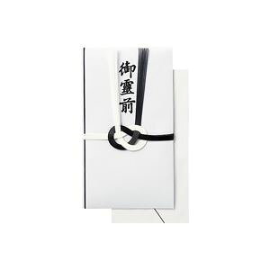 (まとめ)ジョインテックス 御霊前金封 黒白7本 15枚入 N039J 【×3セット】