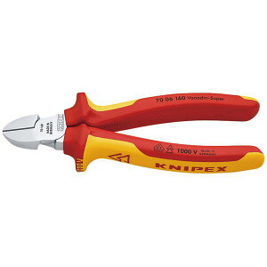 KNIPEX �N�j�y�b�N�X 1000V�≏�΃j�b�p�[ �S��160mm 7006-160