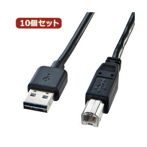 10�Z�b�g �T�����T�v���C ���ʑ}����USB�P�[�u���iA-B�W���j KU-R5 KU-R5X10 (����s��)
