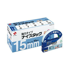 (�܂Ƃ�) �j�`�o�� �i�C�X�^�b�N ���ʃe�[�v ���̓^�C�v �u���{�b�N�X �努 15mm×18m NWBB-K15 1�p�b�N(10��) �y×2�Z�b�g�z