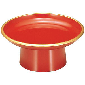 7寸 丸三宝/和食器 【朱天金 A】 直径210×90mm 日本製 〔和食 レストラン 居酒屋 店舗 お店〕 (代引不可)