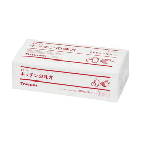 （まとめ）トライフ タウパー キッチンの味方 M 200枚 1パック 【×20セット】