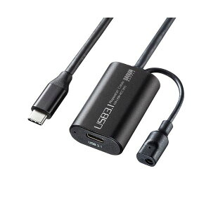 サンワサプライ 5m延長USB3.1 Type C-Type Cアクティブリピーターケーブル KB-USB-RCC305 (代引不可)