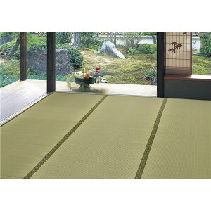 い草 上敷き/ラグマット 【本間 8帖】382×382cm 撥水加工 リバーシブル対応 双目織 『備前 びぜん』 〔リビング ダイニング〕 (代引不可)