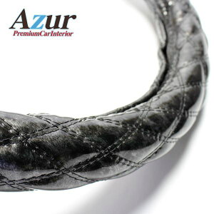 Azur ハンドルカバー パジェロミニ ステアリングカバー 木目ブラック M(外径約38-39cm) XS57A24A-M (代引不可)