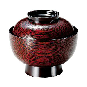 4.5寸 雑煮椀/お椀 【溜刷毛目内黒 TA】 直径132×高さ116(83)mm 日本製 食洗機対応 〔和食 レストラン 店舗 お店〕 (代引不可)