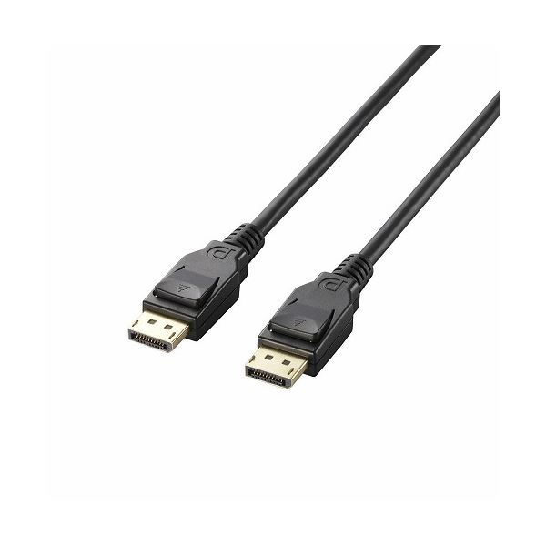 5個セット エレコム DisplayPort（TM）ケーブル CAC-DP1210BKX5 (代引不可)PCアクセサリー