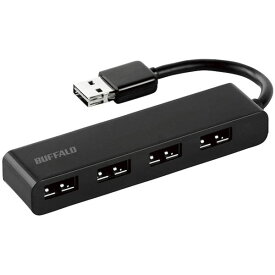 バッファロー（サプライ） USB2.0 バスパワー 4ポート どっちもUSBハブ ブラック BSH4U310D2BK (代引不可)