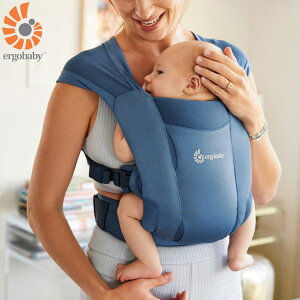 Ergobaby EBC EMBRACE Soft Air �u���[ �������Ђ� �G���S�x�r�[ �V���� �G���u���[�X �\�t�g�G�A �������R �x�r�[�L�����A �G���S �x�r�[ �L�����A �x�r�[�O�b�Y �v���[���g �M�t�g �o�Y�j���y����