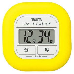 タニタ デジタルタイマー TD-420 イエロー タイマー タイマー(代引不可)【送料無料】