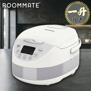 �ꏡ�������ъ� ���ъ� 5�̃��j���[ �\��@�\ �ȒP���� �z���C�g �L�b�`���Ɠd �������� ���� ���y���� �X�`�[�������Ή� �ۉ��@�\ ROOMMATE RM-248H-WH�y���������z