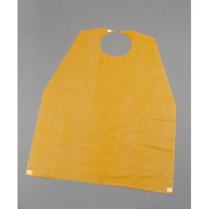 中部物産貿易 シール付介護用エプロン(50枚入) オレンジ SEPD201