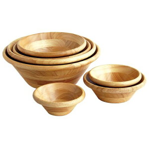 ヤマコー 天然木サラダボウル ナチュラル 18cm PSLM003