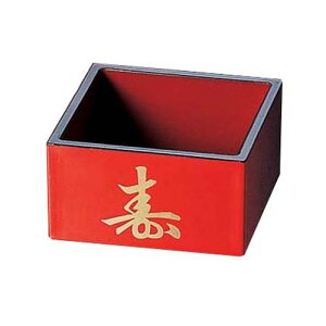 福井クラフト SD一合マス 朱寿天黒(ABS) 81011530 RFKL401