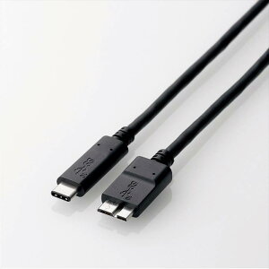 [ELECOM(GR)] USB3.1P[u(FؕiAC-microB) USB3-CMB05NBK(s)yz