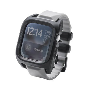 �A�b�v���E�H�b�` �o���h Apple Watch Ultra 3 / SE ��3���� / Series 11 [ 49 46 45 44 42mm ] �V�{���H �x���g ZEROSHOCK �O���[ AW-25ABDZEROGY(����s��)�y���������z