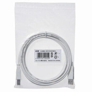 �G���R�� RoHS�Ή�USB�P�[�u��/3.0m/�z���C�g USB2-ECO30WH(����s��)�y���[���ցi�l�R�|�X�j�z�y���������z