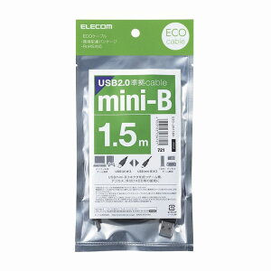 �G���R�� �G�RUSB2.0�P�[�u��/A-miniB�^�C�v/�G�R/1.5m/�u���b�N U2C-JM15BK(����s��)�y���[���ցi�l�R�|�X�j�z�y���������z