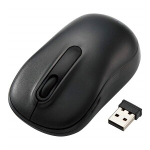 エレコム ワイヤレスマウス 無線 抗菌 光学式 3ボタン 静音 Mサイズ ブラック M-DY11DRSKBK(代引不可)