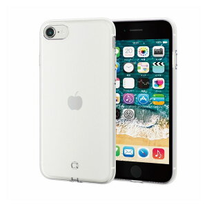 ELECOM iPhone SE ��3����/SE ��2����/8/7 �p �P�[�X �J�o�[ �\�t�g �ɂݐ݌v ���C�����X�[�d�� �X�g���b�v�z�[���t �N���A �G���R�� PM-A22SUCTCR(����s��)�y���[���֔z���z�y���������z