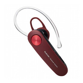 エレコム ヘッドセット Bluetooth 5.0 片耳 ハンズフリー 通話・音楽 対応 オープンタイプ 左右耳兼用 microB充電 イヤホンマイク ワイヤレス 通話 音楽 スマホ PC コンパクト 持ち運び LBT-HS11RD(代引不可)